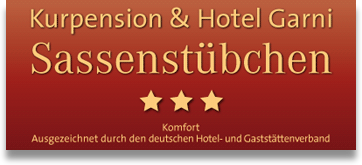 Logo Hotel Pension Sassenstuebchen